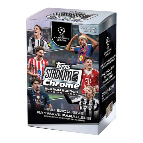 Topps stadium club chrome uefa - topps,